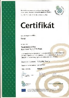 Certifikat Sumava