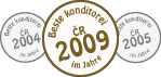 Beste Konditorei in der Tschechischen Republik im Jahre 2004, 2005 und 2009