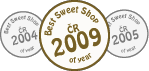 Best Sweet Shop of the Czech Republic in 2004, 2005 and 2009